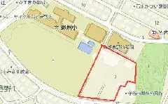 地図：みずき野地内商業施設跡地