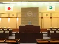 写真：議場
