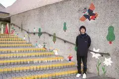 写真：1か所目のウォールアート