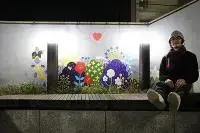 写真：2か所目とイヌイマサノリさん