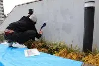 写真：2か所目制作中