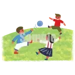 イラスト：こどもたち