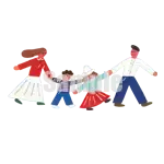 イラスト：家族