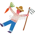 イラスト：農家