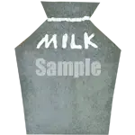 イラスト：牛乳