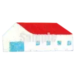 イラスト：牛舎