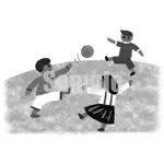 イラスト：こどもたち