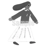 イラスト：家族（母）