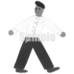 イラスト：家族（父）