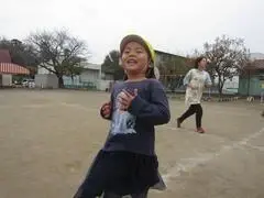 写真：逃げ切った子