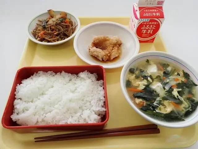 写真：10月11日（水曜）給食