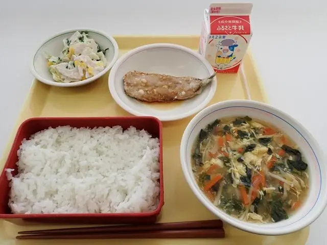 写真：11月2日（木曜）給食