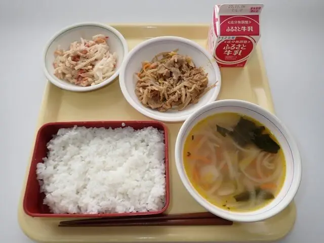 写真：10月25日（水曜）給食