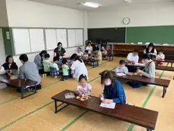 エッグペイントの様子