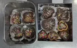 作ったチョコの写真