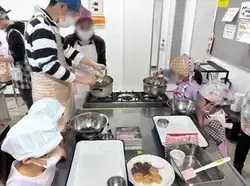 チョコ作り教室の様子