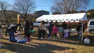 写真：あわんとりでひがし野まちづくりの会が出店したブースの様子