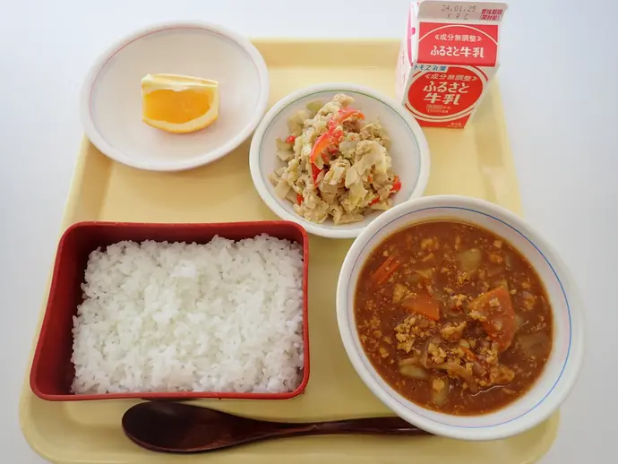 写真：1月15日（月曜）給食