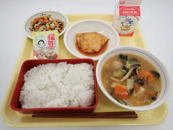 写真：2月2日（金曜）給食