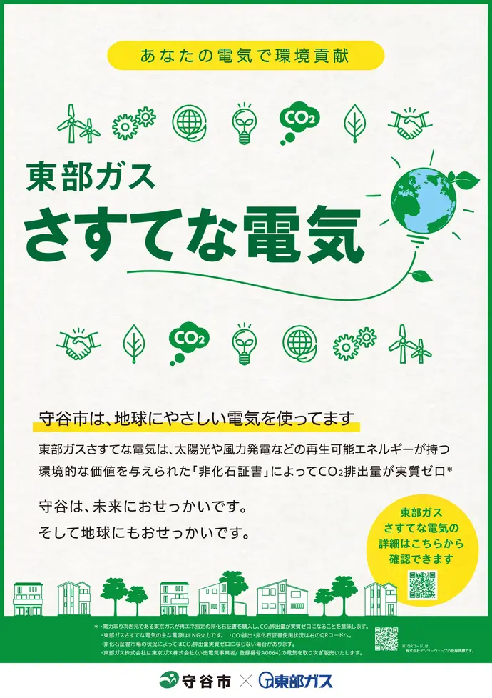 東部ガスさすてな電気に関わるポスター