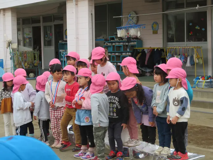 写真3歳児表彰台