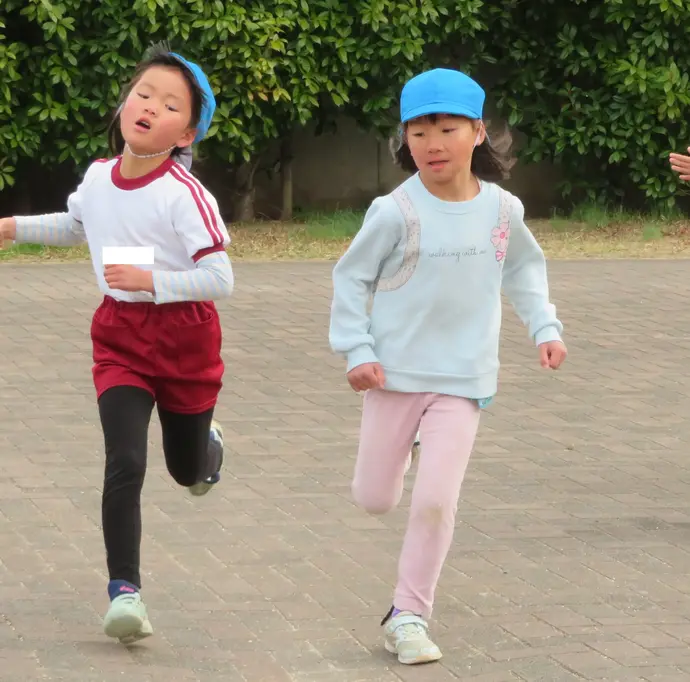 写真5歳児マラソン