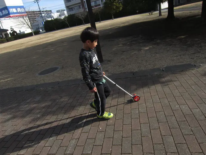 写真マラソンコース距離測る