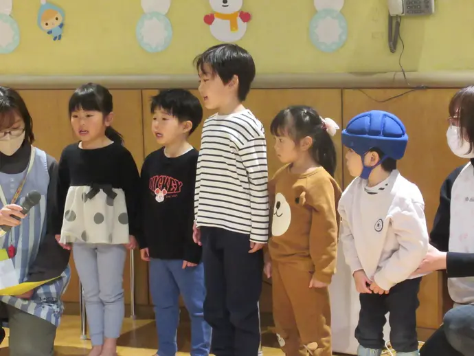 司会をしている写真