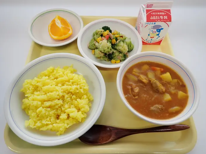 写真：4月9日（火曜）給食