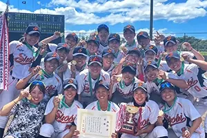 チームメイトとの集合写真