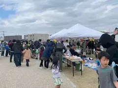 謎解きイベントの受付の様子