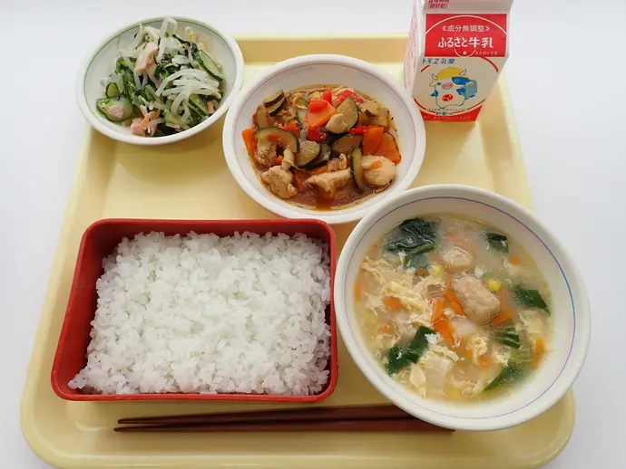 写真：7月1日（月曜）給食