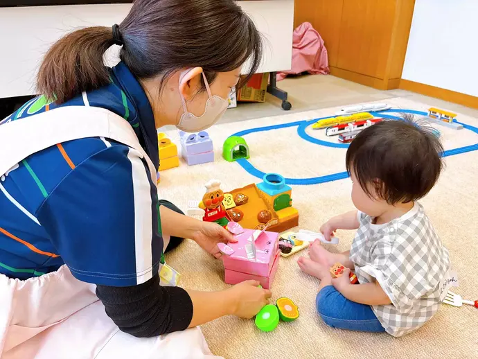 託児中のお子さんの様子