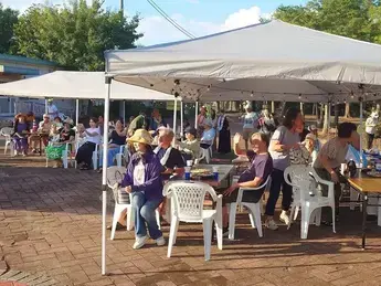 夕涼み会参加の様子（写真）