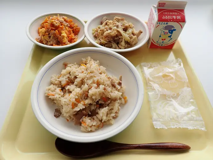 写真：8月29日（木曜）給食