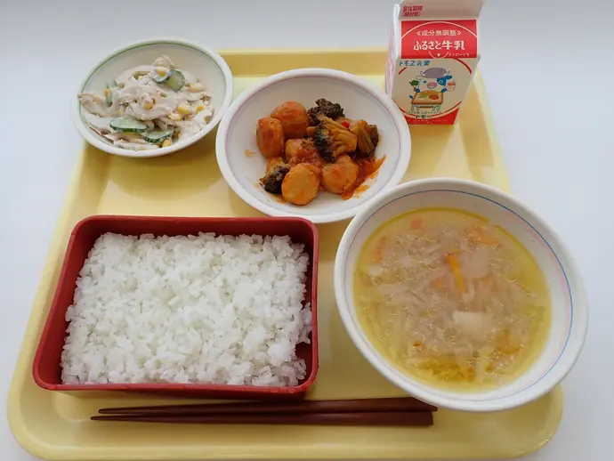 写真：9月2日（月曜）給食