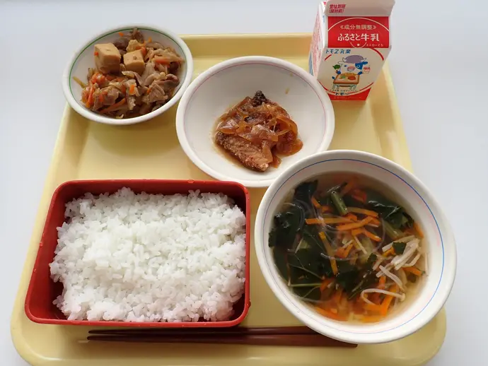 写真：10月18日（金曜）給食