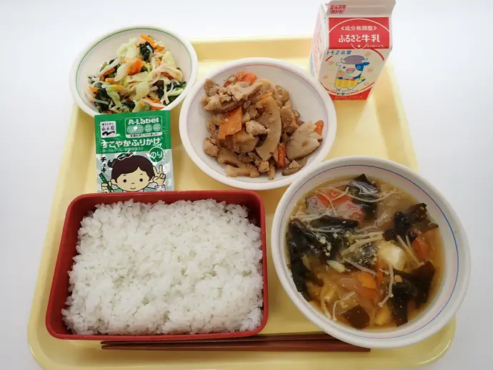 写真：10月23日（水曜）給食