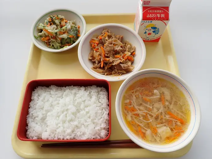 写真：10月21日（月曜）給食