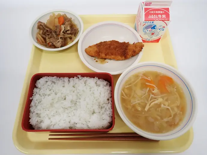 写真：10月25日（金曜）給食