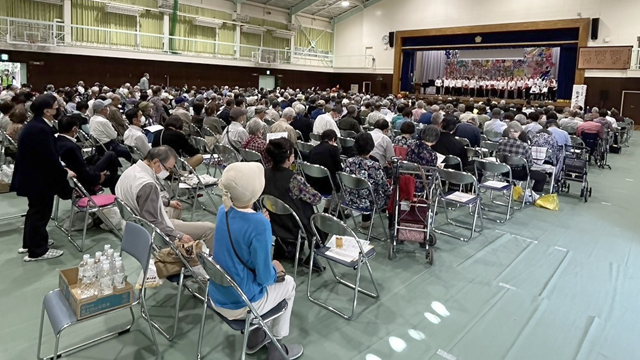 北守谷地区敬老の集いの全体写真