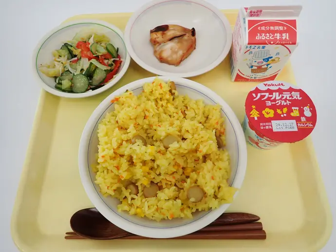 写真：12月16日（月曜）給食