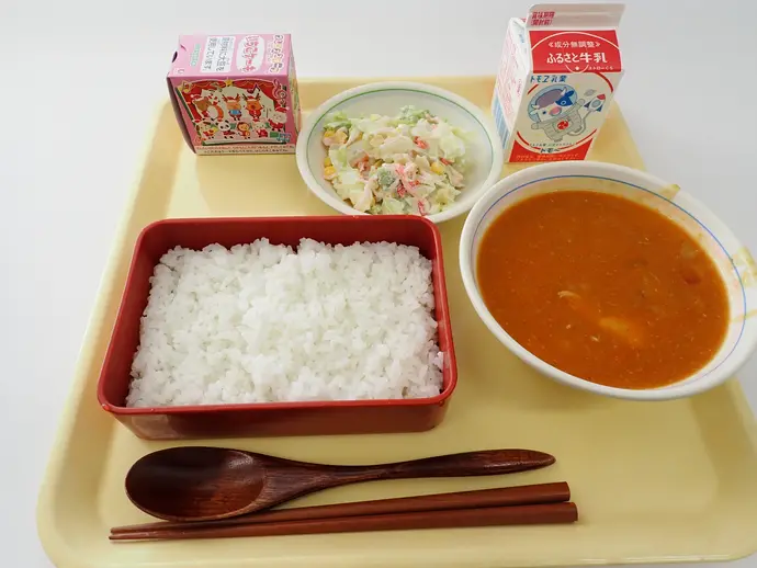 写真：12月24日（火曜）給食