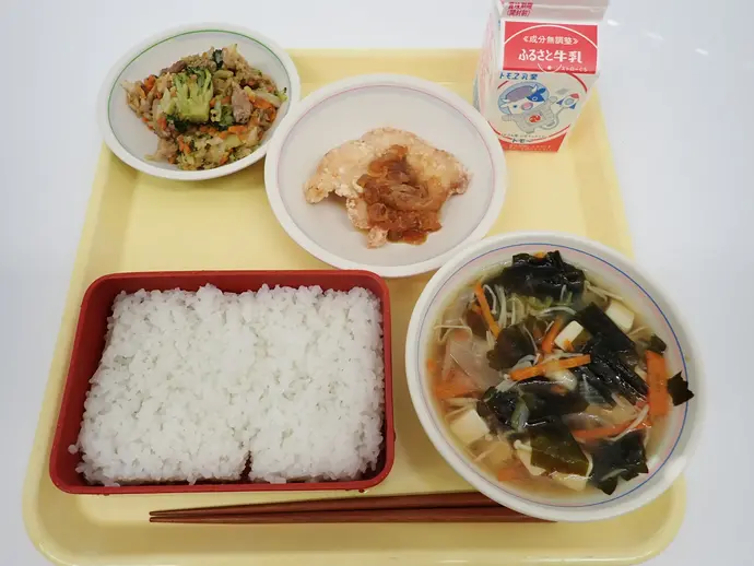 写真：12月2日（月曜）給食