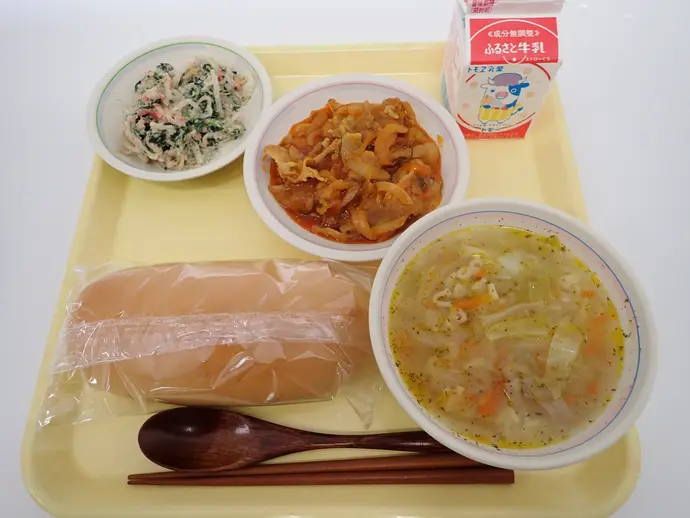 写真：12月18日（水曜）給食