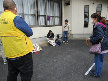 わなげ大会のようす