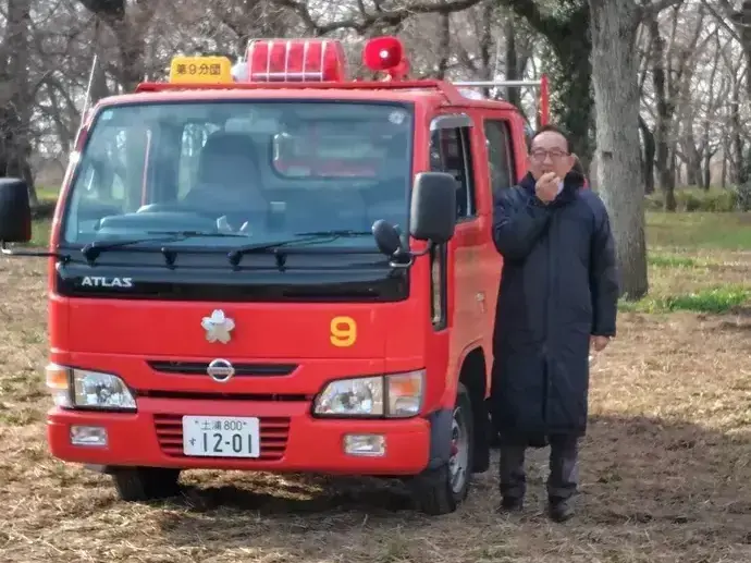 挨拶をする市長