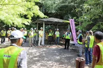 避難訓練の様子