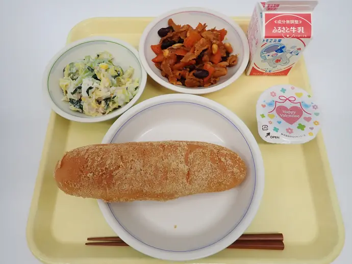 写真：2月10日（月曜）給食