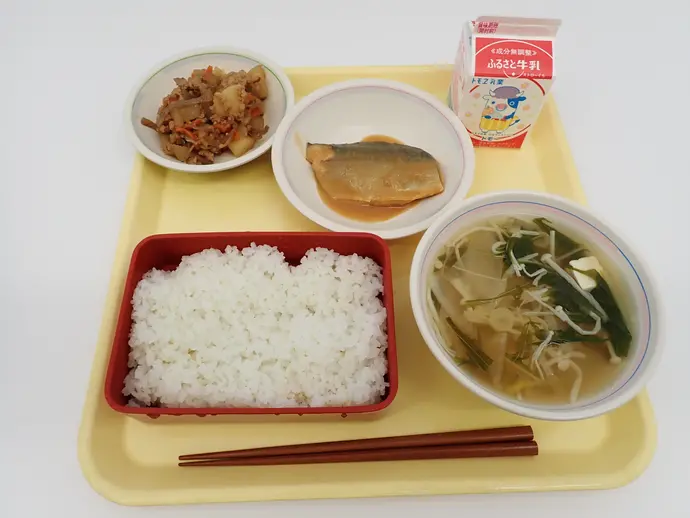 写真：2月25日（火曜）給食